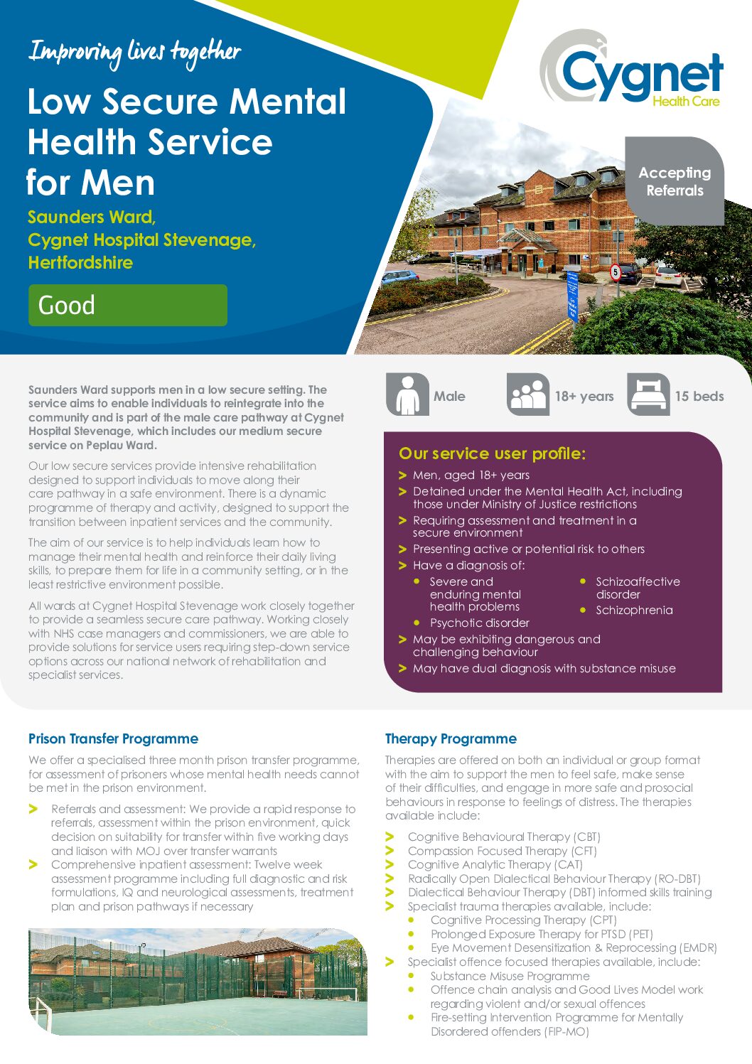 Download the Saunders Ward flyer PDF