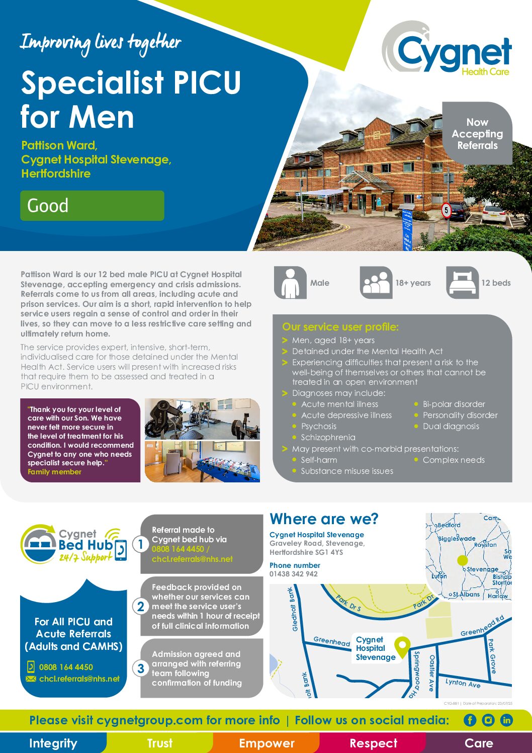 Download the Pattison Ward flyer PDF