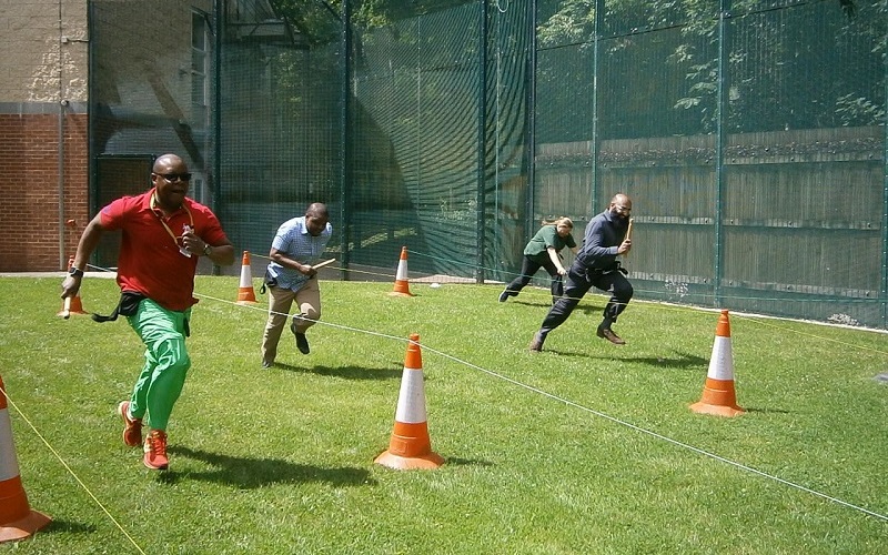 The ward doctors going head to head in the sprint race