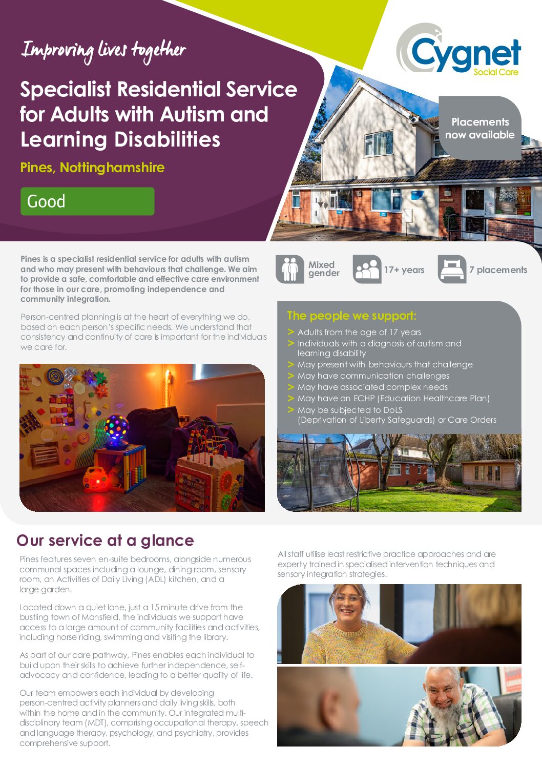 Download the Pines flyer PDF