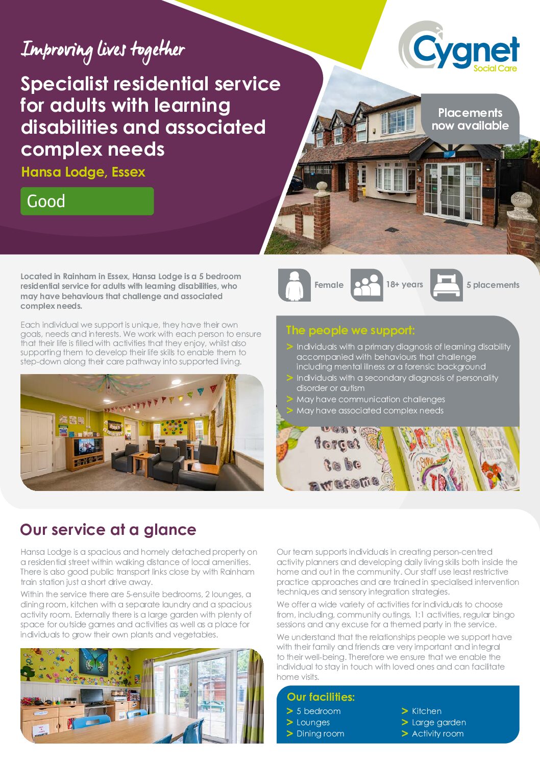 Download the Hansa Lodge flyer PDF