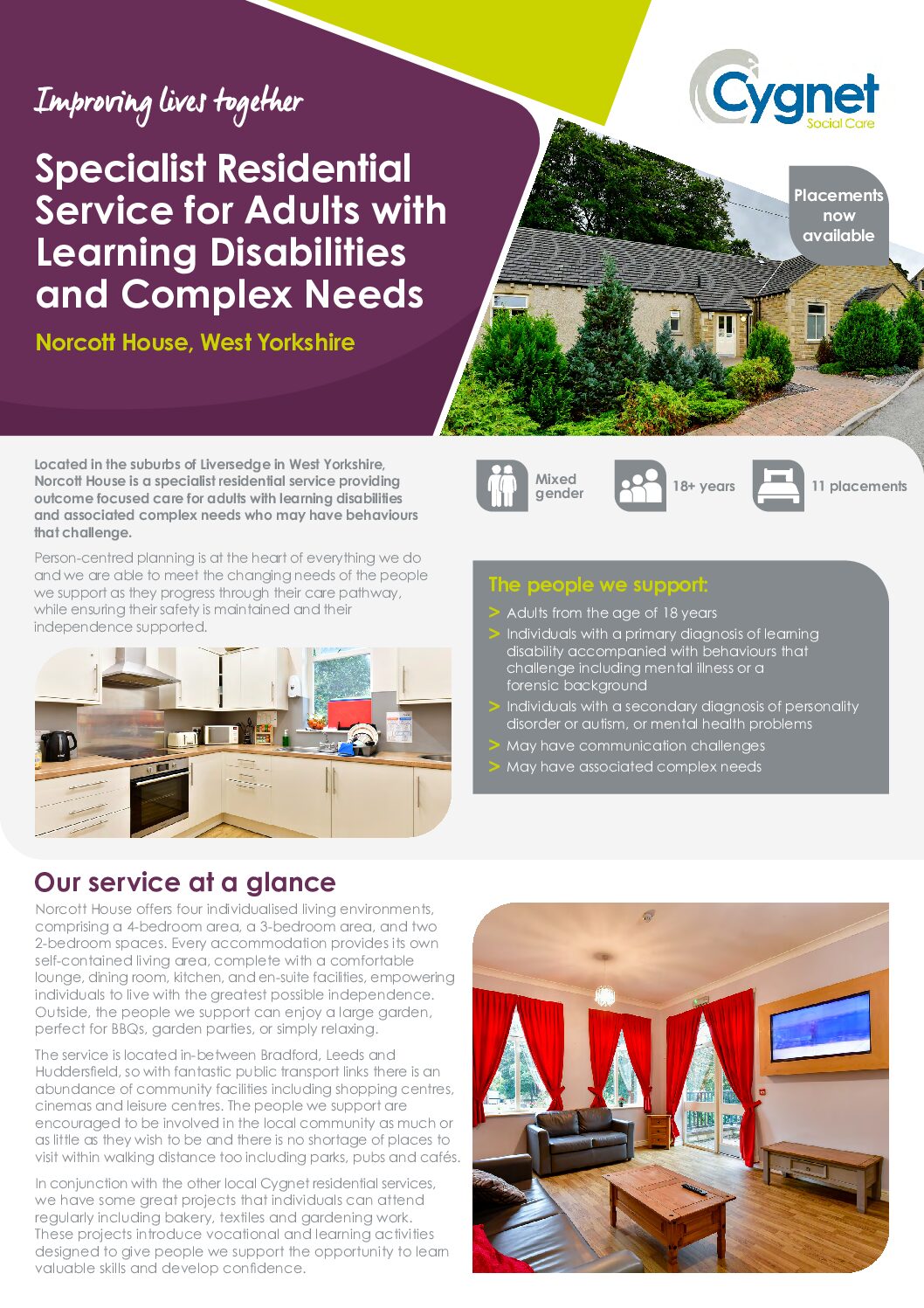 Download the Norcott House flyer PDF