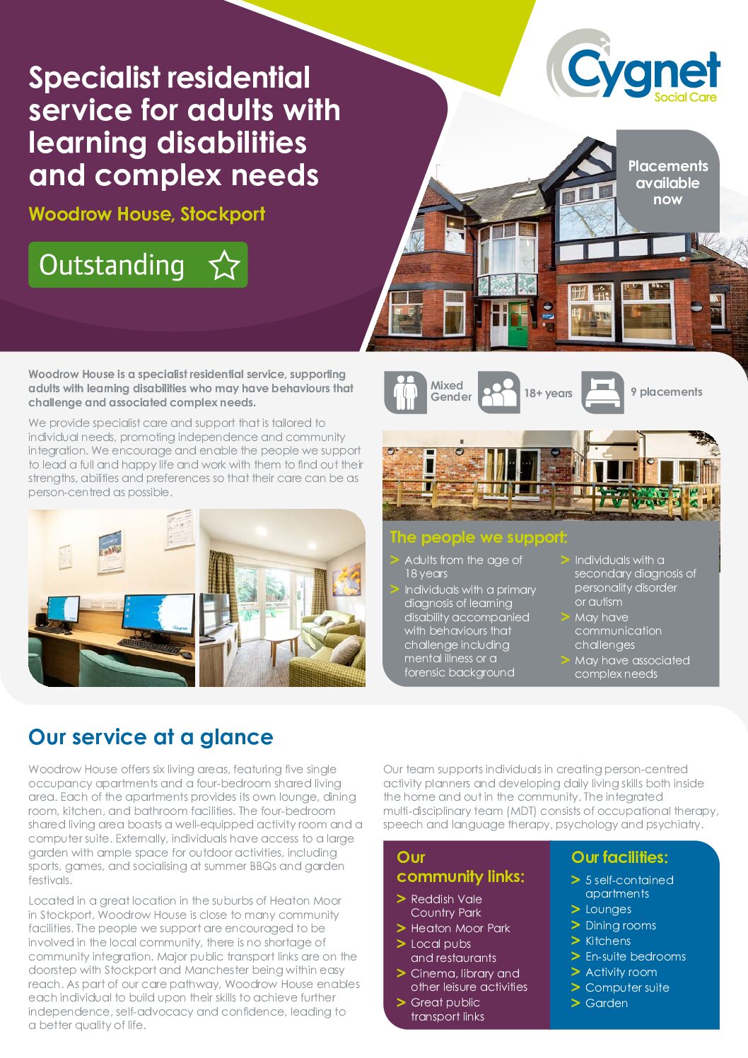 Download the Woodrow House flyer PDF