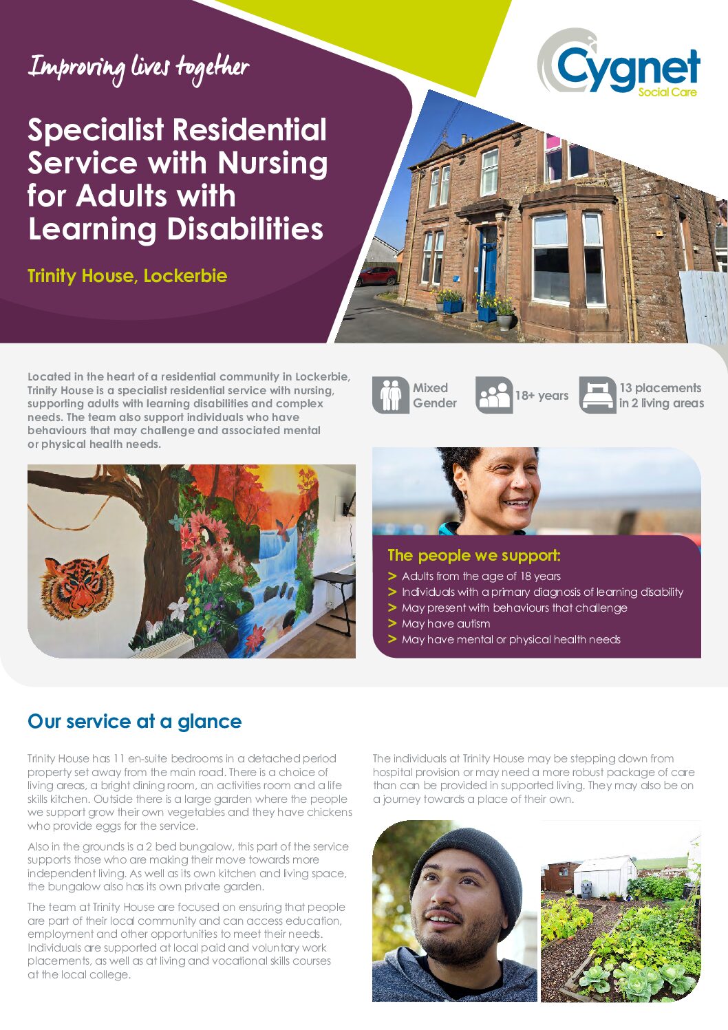 Download the Trinity House flyer PDF