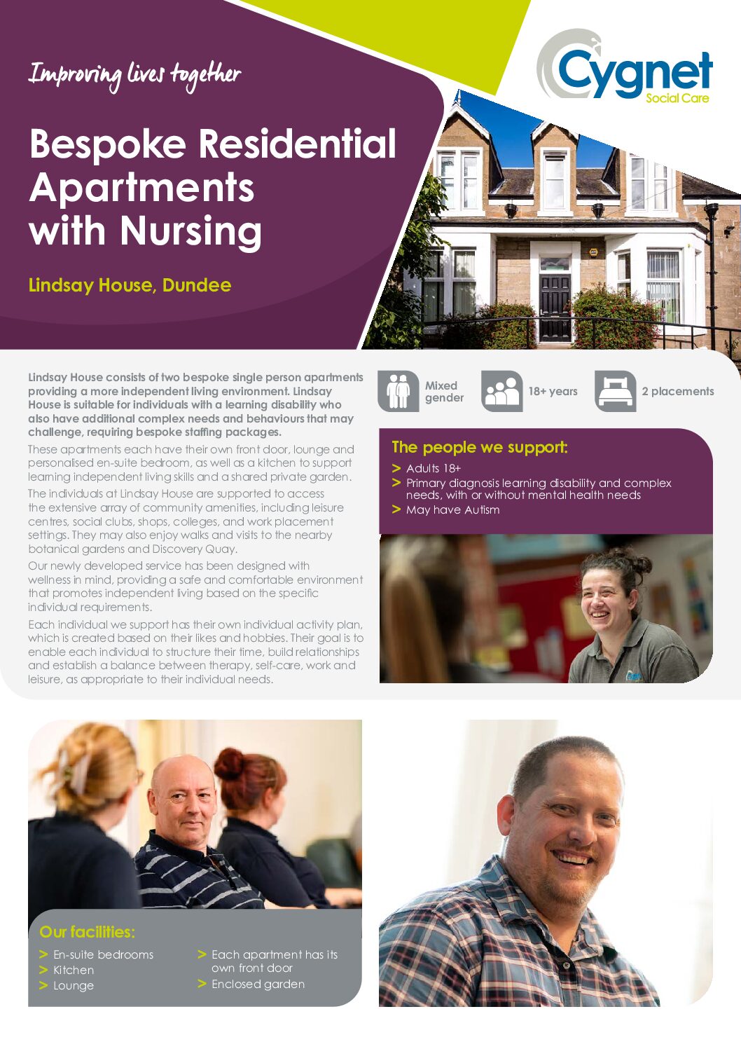 Download Lindsay House flyer PDF