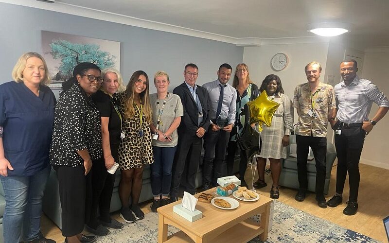 Dr Amit Mistry and the team from Cygnet Hospital Ealing