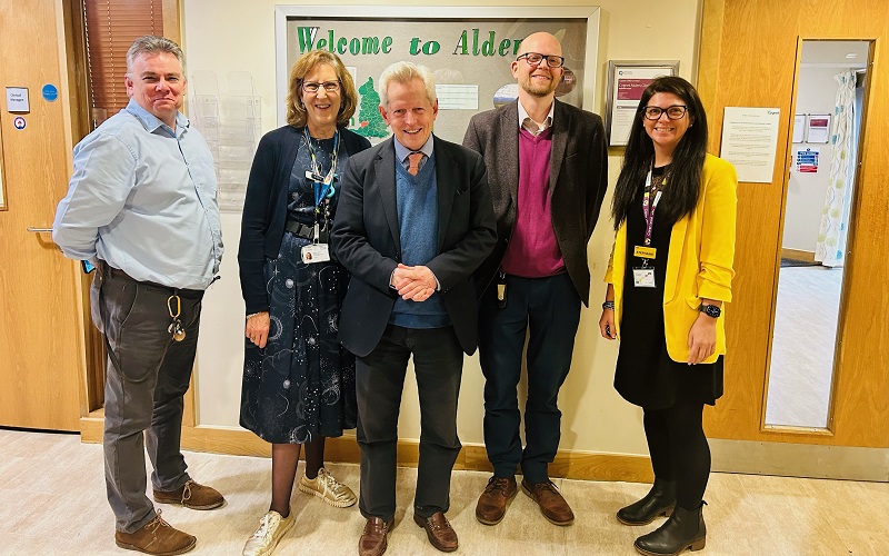 Richard Graham MP with members of the team from Cygnet Alders Clinic