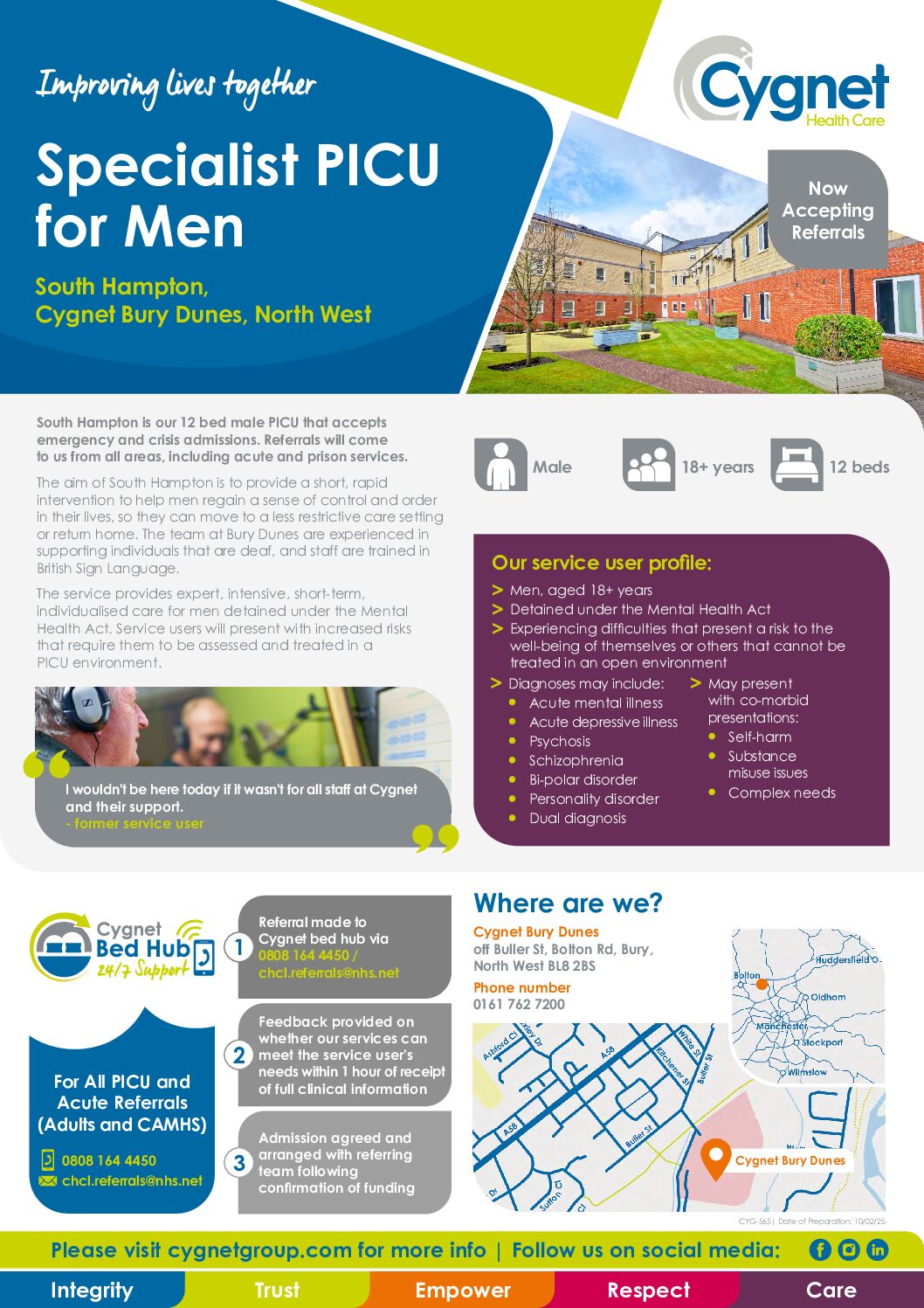 Download the South Hampton flyer PDF