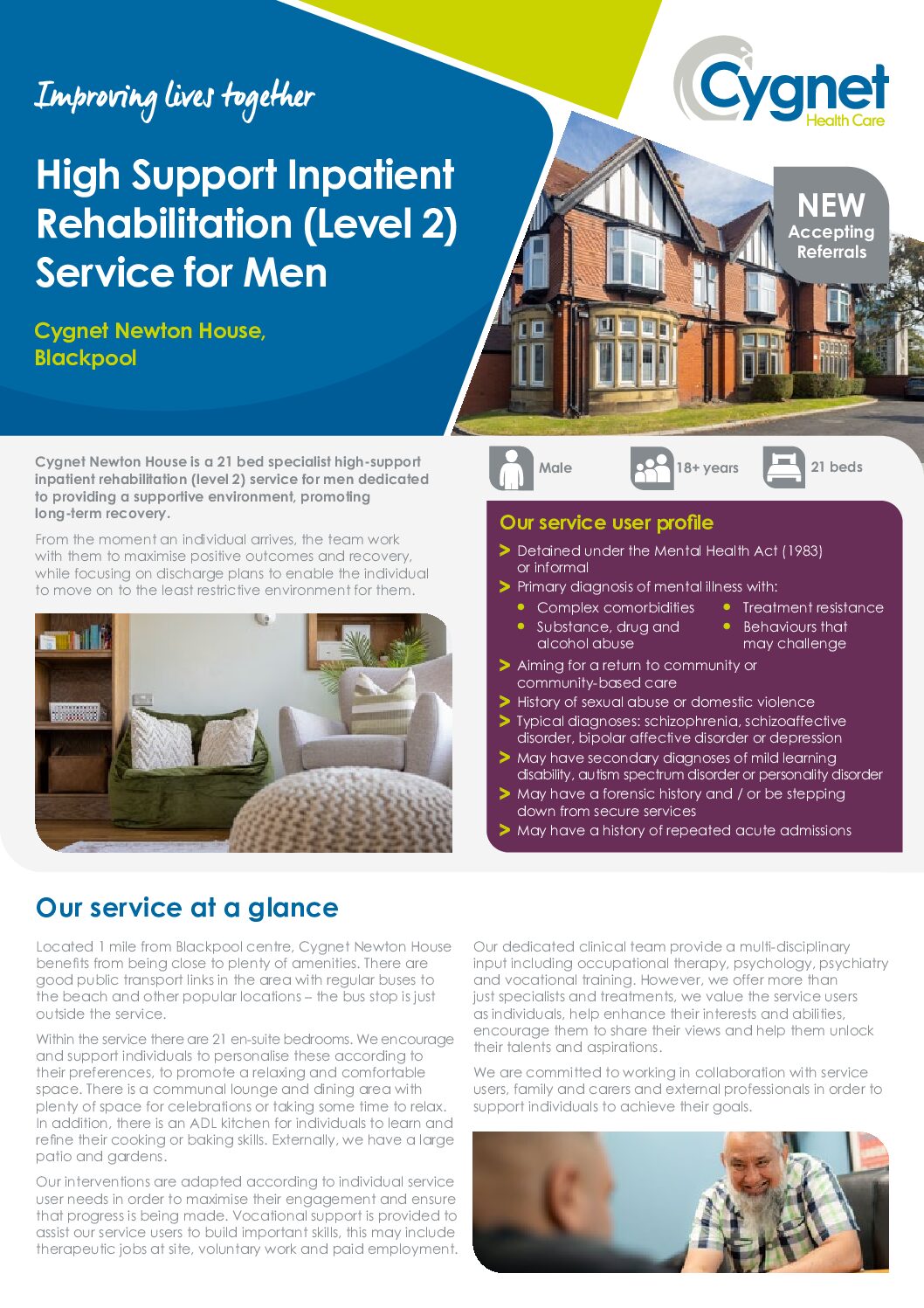 Download the Cygnet Newton House flyer PDF