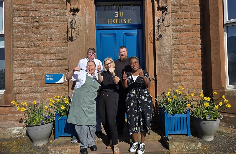 Lorraine Platt and some of the team at Trinity House