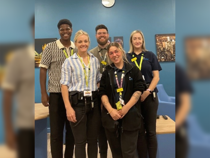 The Litchurch team at Cygnet Hospital Derby