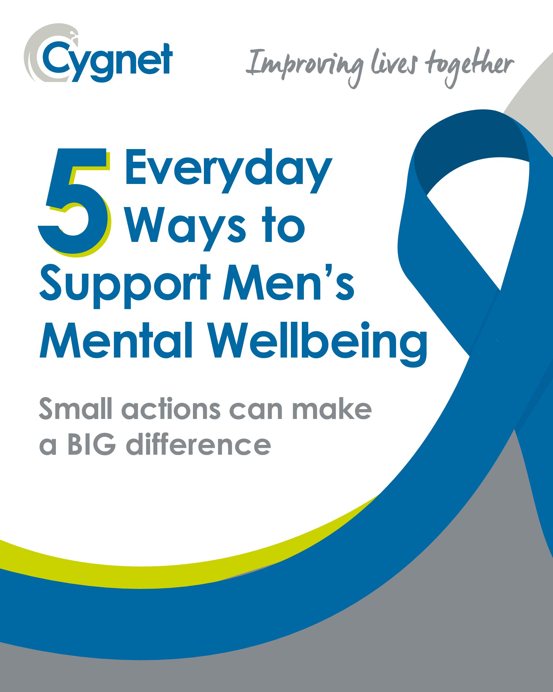 Download 5 ways to support men’s mental wellbeing PDF