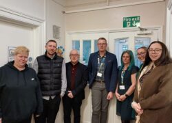 Neil Duncan Jordan MP and the team from Amberwood Lodge