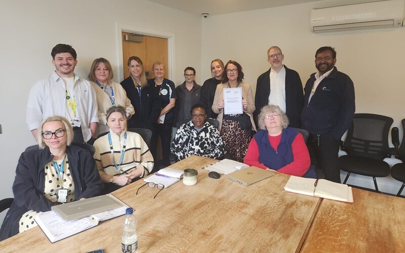 Members of the Cygnet Hospital Kewstoke team