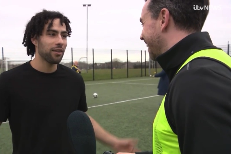 Leon on ITV News